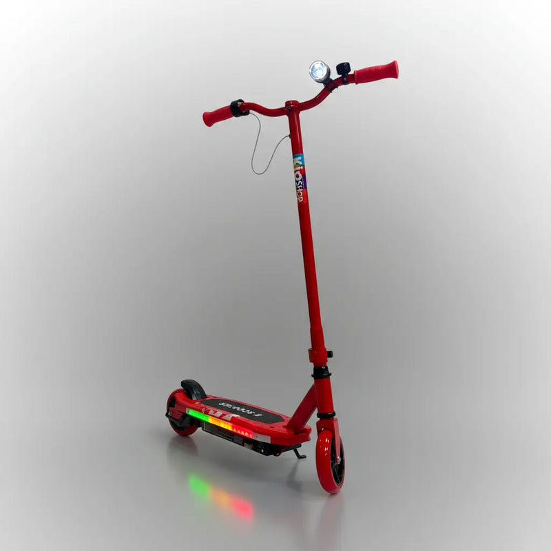 Patineta Scooter Eléctrico Con Luces Kidshop Pt10