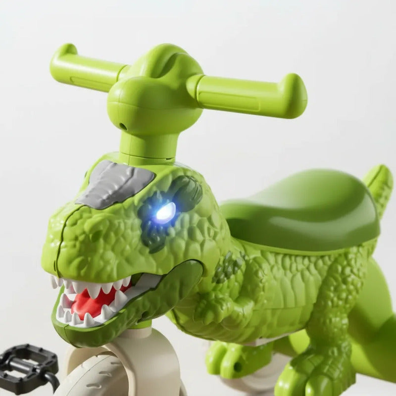 Triciclo dinosaurio 6066 color verde - vista 3