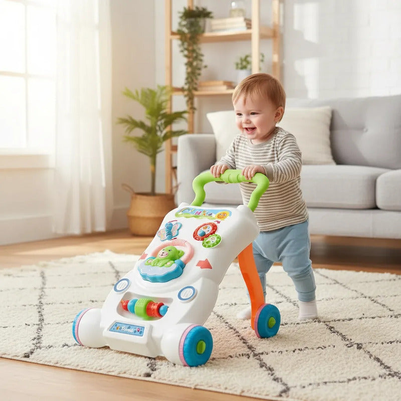 Andadera Caminador Bebes Primeros Pasos Musical Luces Osito