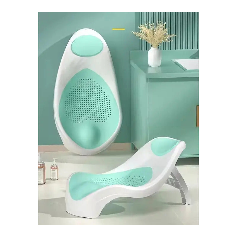 Silla Asiento Bañera Para Bebe De Descanso Silicona Suave