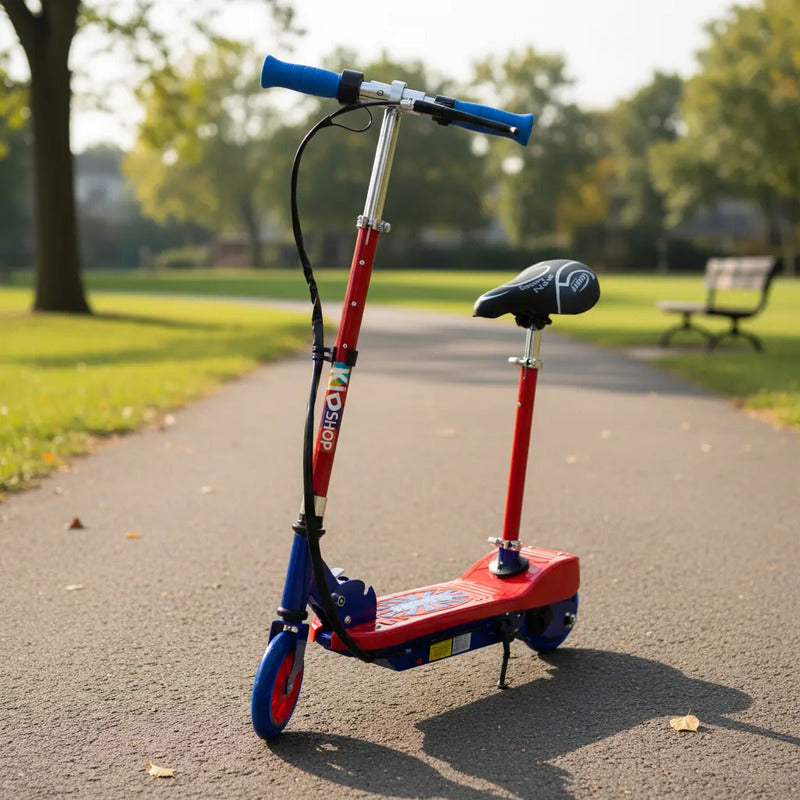 Patineta Scooter Eléctrico Kidshop Pt06 Con Silla