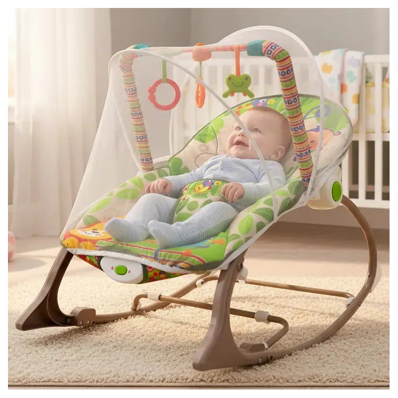 Silla  Vibradora Mecedora Musical  Niña-niños Baby Rocker