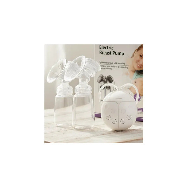 Extractor Eléctrico Doble Para Leche Materna Bebe My-369-bl