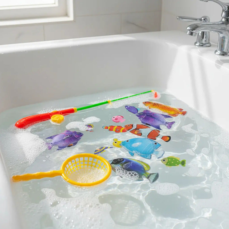 Juguete Set De Pesca Magnético Px1596 Colores