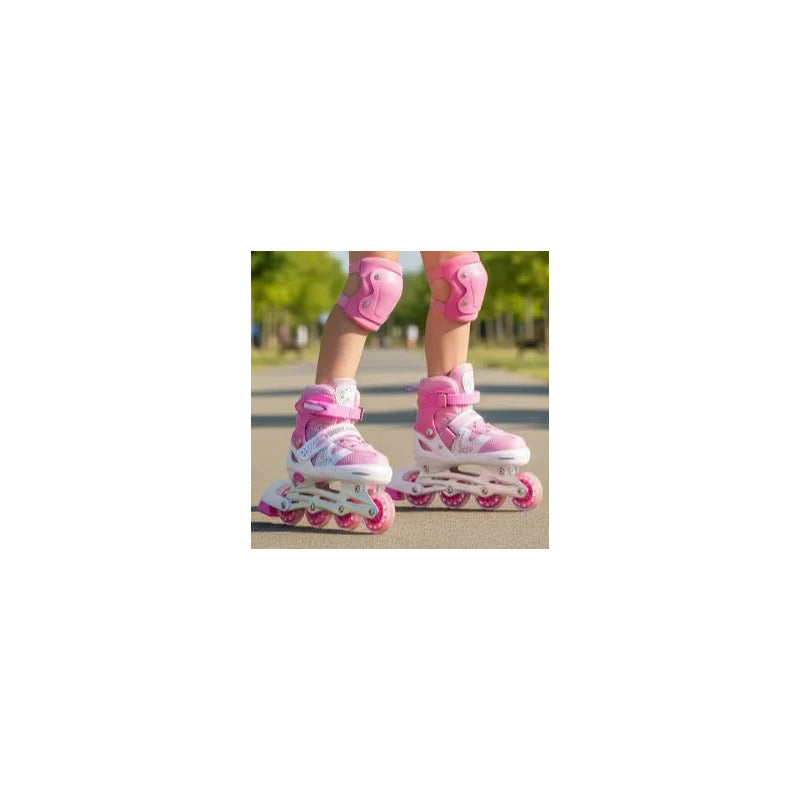 Patines En Línea Ajustables Niños Niñas Semiprofesional