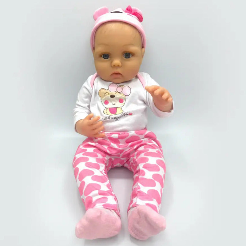 Bebé Realista 55 Cm Silicona + Accesorios 646