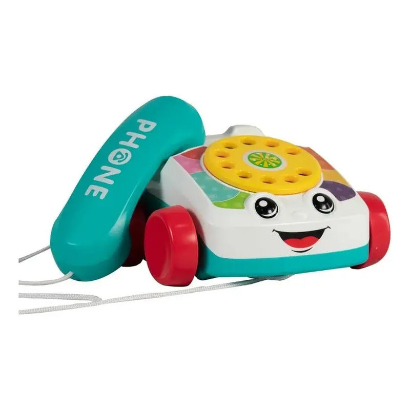 Telefono Didactico Para Niños Cuerda Ruedas
