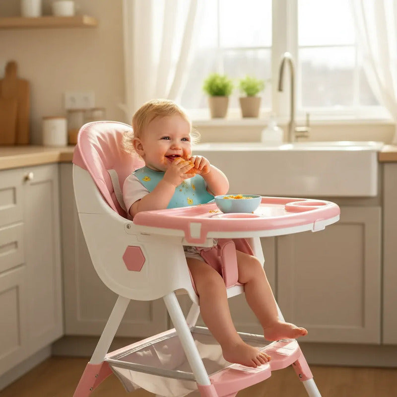 Silla Comedor Juguetes Para Bebe Freno Plegable Con Ruedas