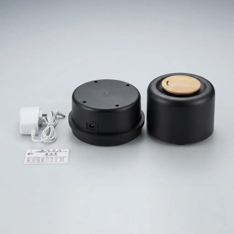 Humedificador Difusor De Aroma Con Luz Led 16975-1 Negro 110v