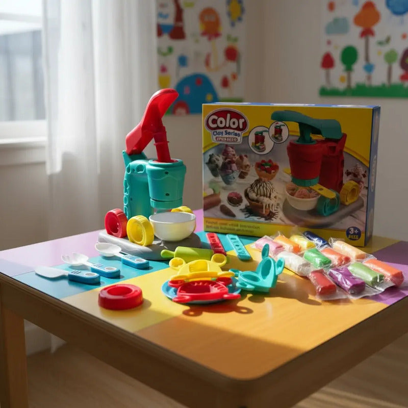 Set Para Hacer Postres Y Dulces Para Niños J-9158 Color Colores