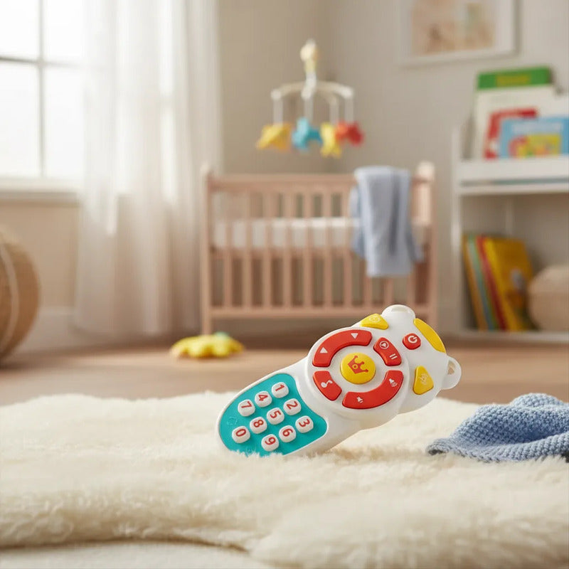 Control Remoto Musica Luces Para Bebe Aprende Ingles