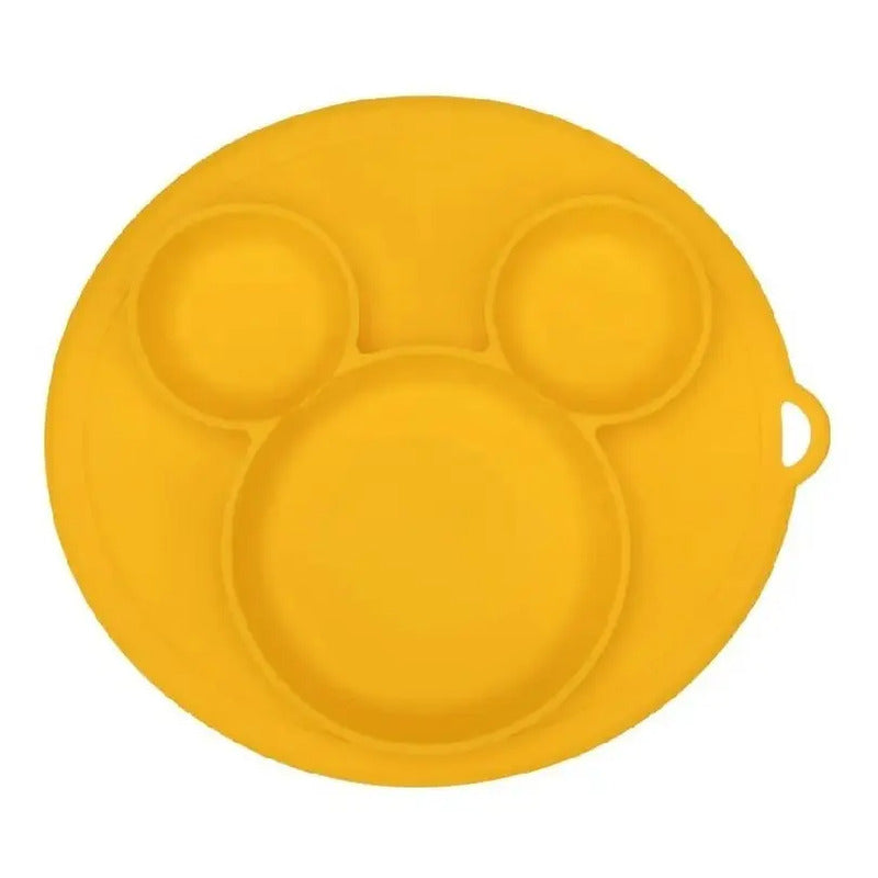 Plato En Silicona Bebe Antideslizante Colores Hydg-2