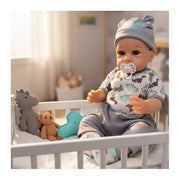 Bebé Realista 55 Cm Silicona + Accesorios  M-648