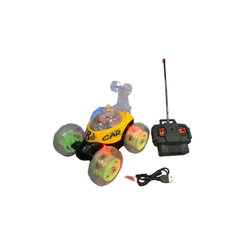 Carro Loco Recargable Control Remoto Acrobacias 360 Juguete