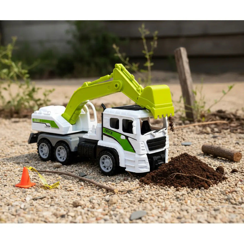 Carro Camión Retroexcavadora Construcción Juguete Niño Zk004