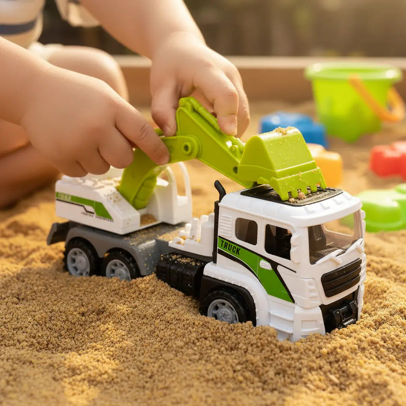 Carro Camión Retroexcavadora Construcción Juguete Niño Zk004