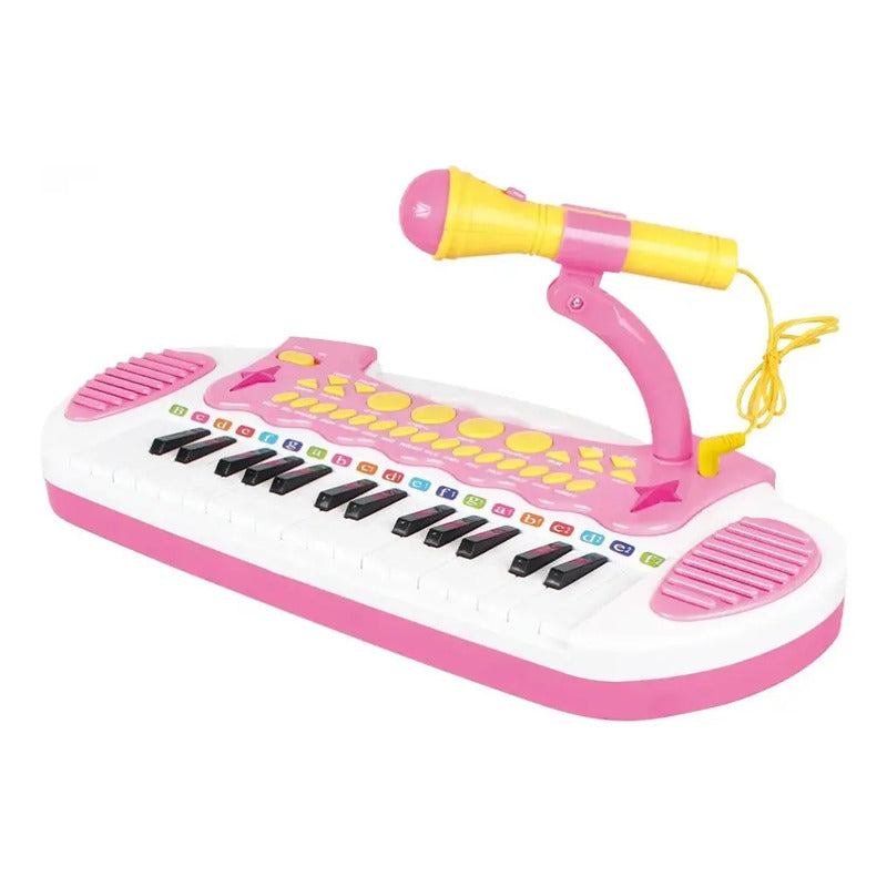 Karaoke Piano Organeta Teclado Luces Microfono Niños