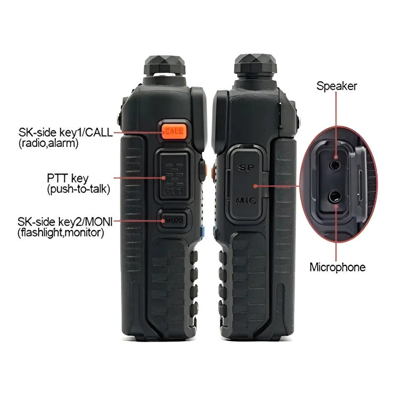 Radio Baofeng Uv-r5 128 Canales 7.4w 470mhz