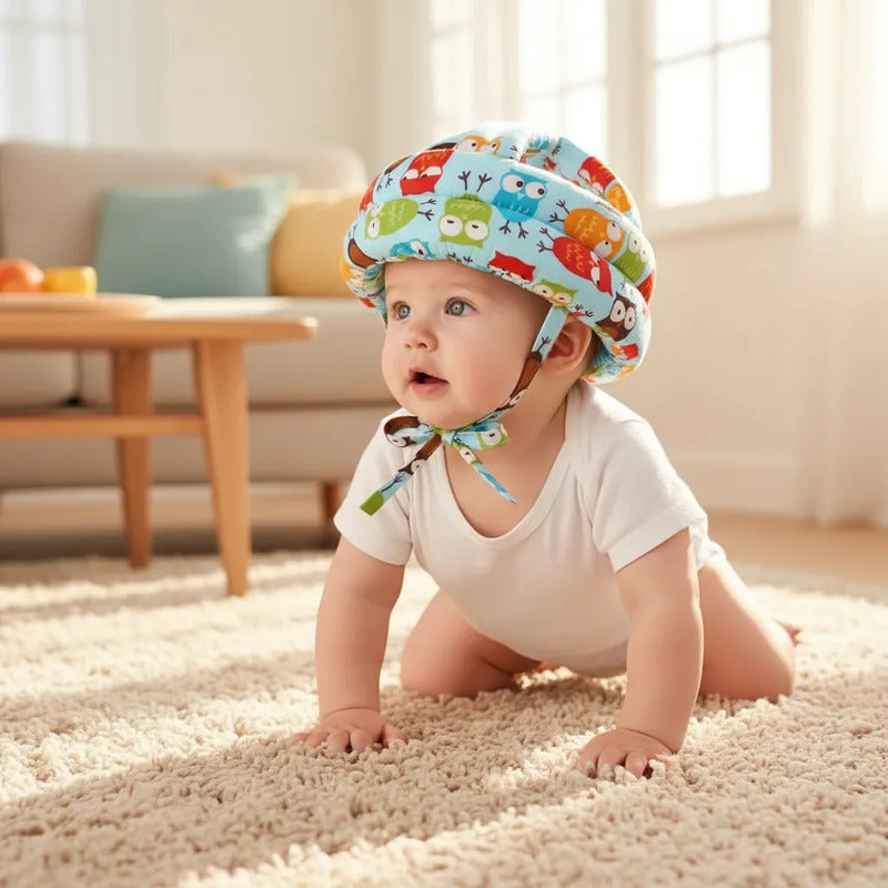 Casco Protector Para Bebé - Protección Contra Los Golpes