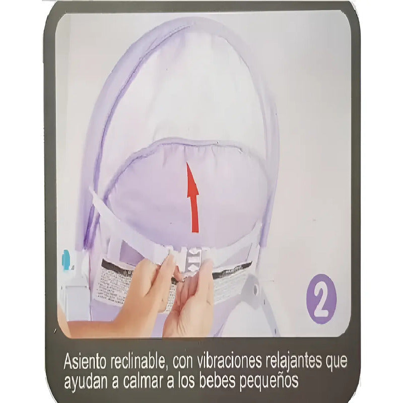 Silla Mecedora Vibradora Crece Conmigo Bebe Con Bandeja