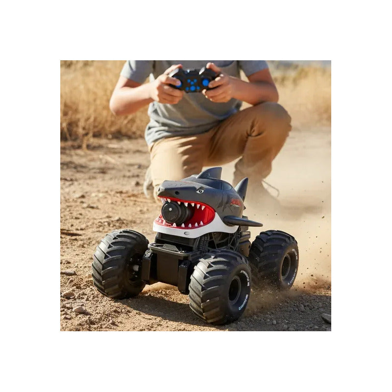 Tiburón  Carro Control Remoto Agua Recargable Gk5615