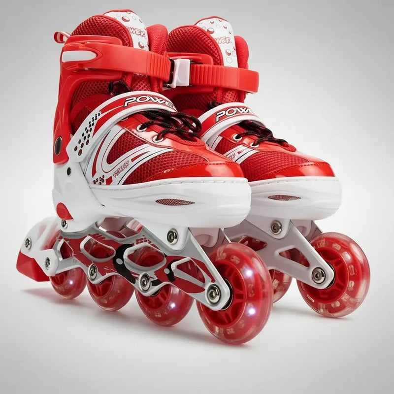 Patines En Línea Ajustables Niños Niñas Semiprofesional