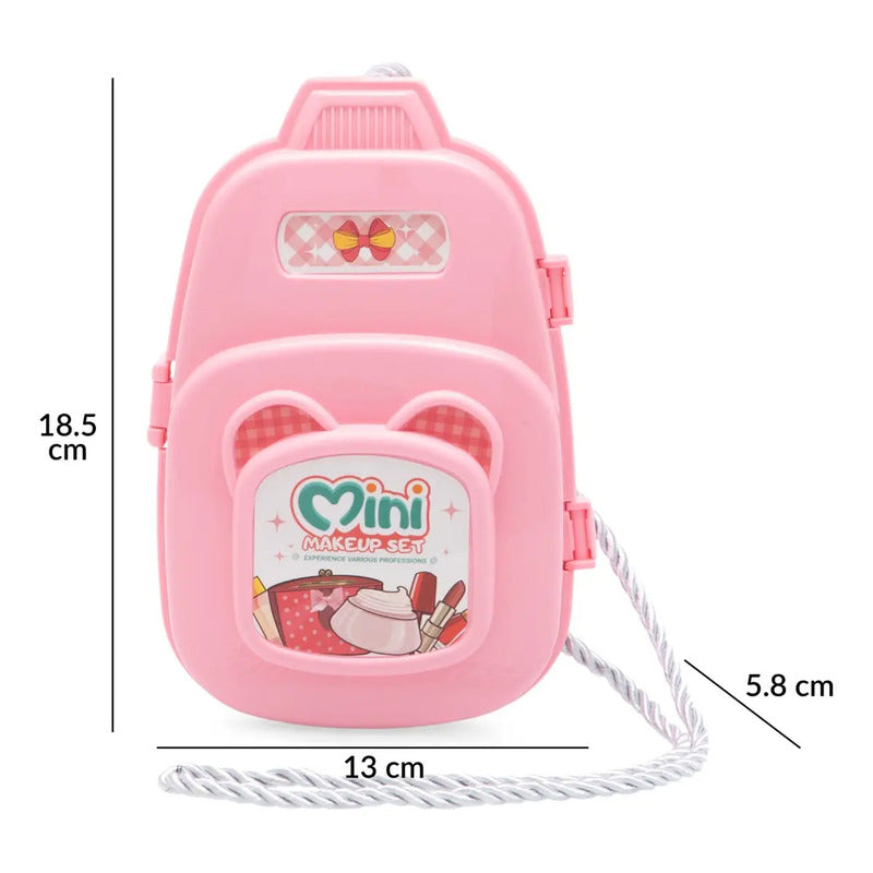 Set De Juguete De Belleza Portátil Con Accesorios