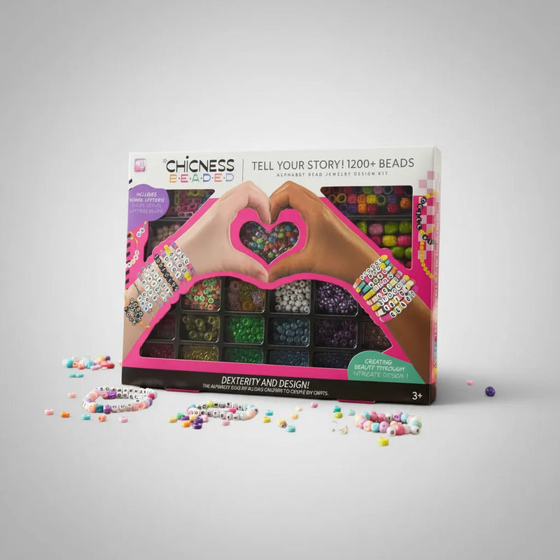 Set Para Hacer Pulseras Con Letras Y Colores J-9170