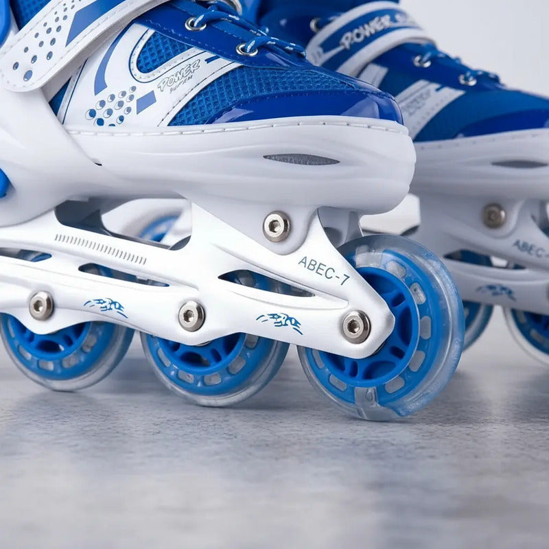 Patines En Línea Ajustables Niños Niñas Semiprofesional