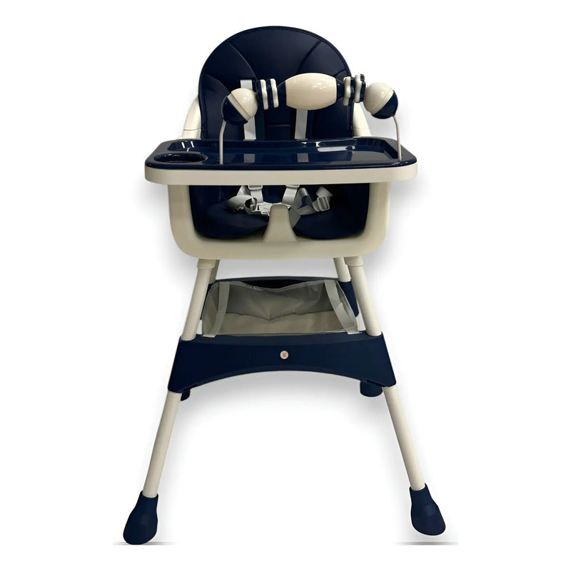 Silla Comedor Para Bebé 2 En 1 Impermeable Freno Juguetes