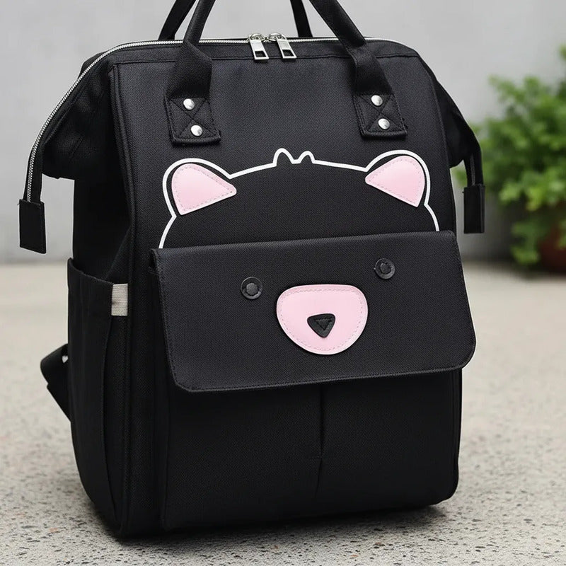Bolso Pañalera Bebe Tipo Morral Nuevo Diseño Ref 1402