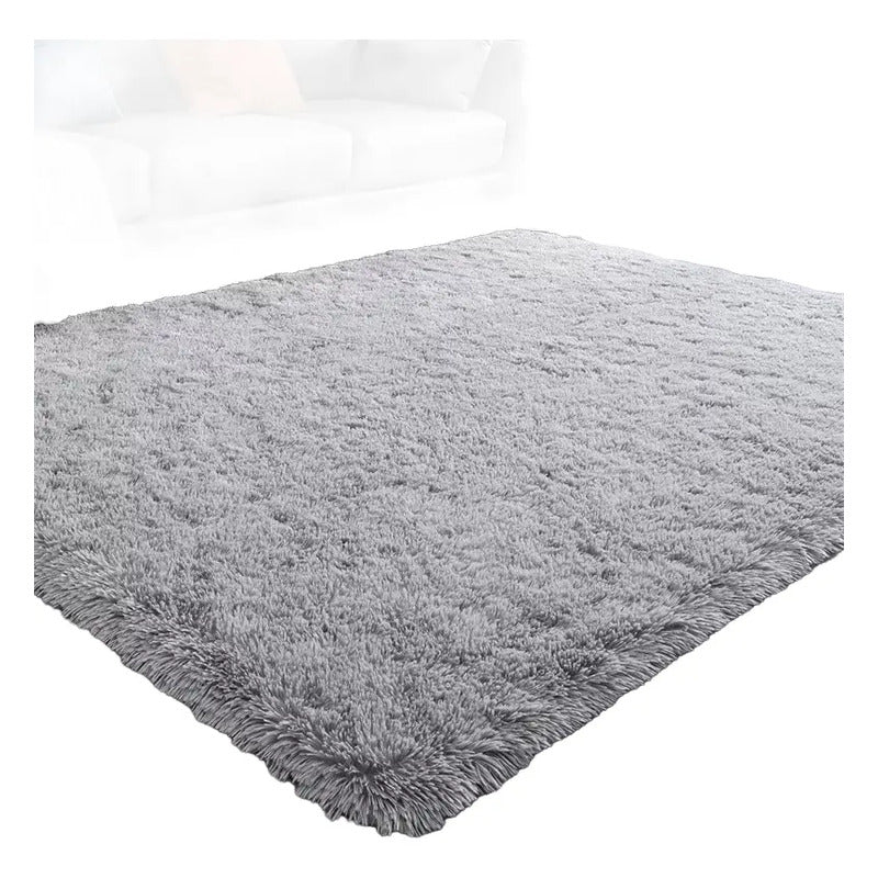 Tapete Peluche 200x150 Cm Zhimei Color Suave 170 Cm Largo