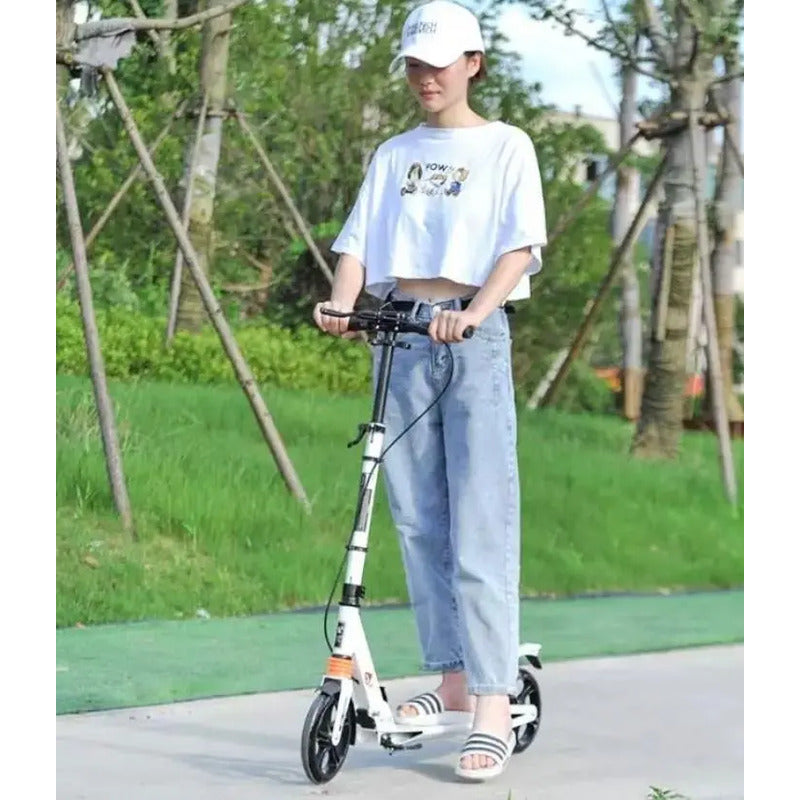 Patineta Mono Patín Scooter Freno Qc-002s