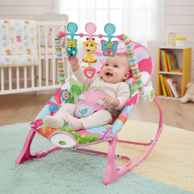 Silla  Vibradora Mecedora Musical  Niña-niños Baby Rocker