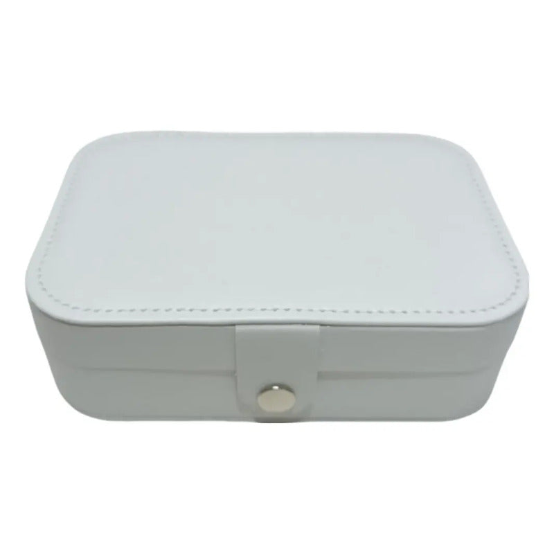 Joyero, Organizador, Estuche Para Joyería, Caja Para Joyas Color Blanco