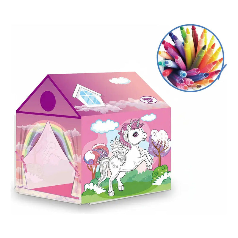 Carpa De Juego Graffiti Lavable Con Bolígrafo De Color Cc-20 Lila