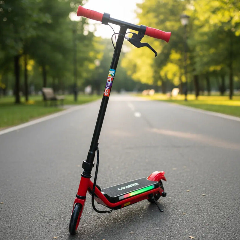 Patineta Scooter Eléctrico Con Luces  Kidshop Pt08
