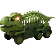 Camion De Juguete Diseño Dinosaurio Con Luz Y Sonidos Zk002 Color Verde Musgo Personaje Dino