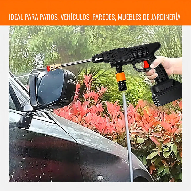 Hidrolavadora Inalámbrica Portátil Jh 004 21v 60°c Negro 110v