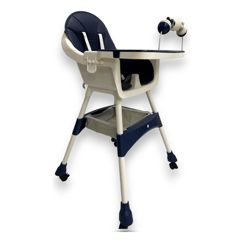Silla Comedor Para Bebé 2 En 1 Impermeable Freno Juguetes