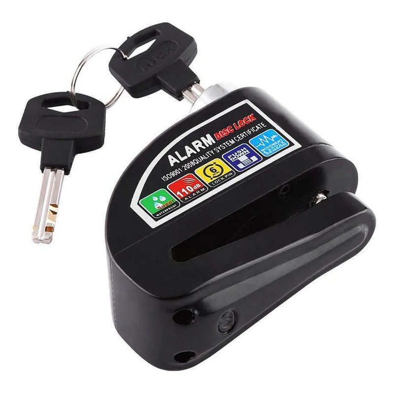 Candado Moto Alarma Freno De Disco O Bicicleta Fs8305