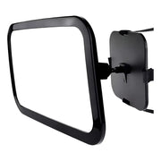 Espejo Retrovisor Bebés Mirando Hacia Atrás En Vehículo Negro