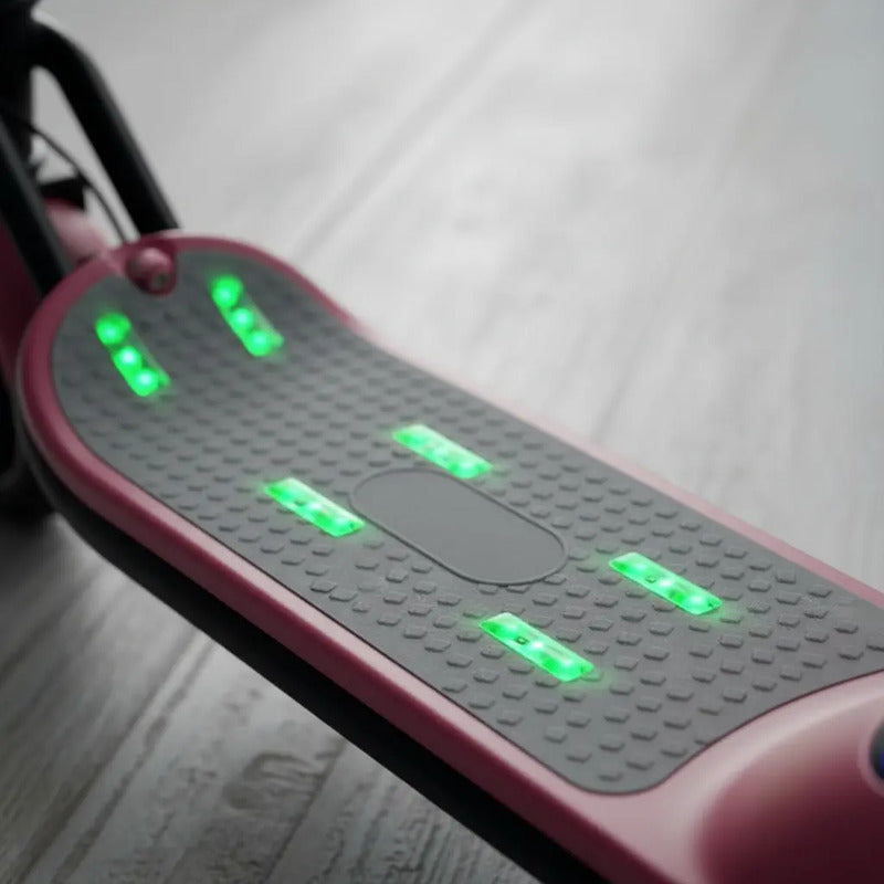 Patineta Eléctrica Niños Monopatín Scooter Luz Sonido Pt14 Color Rosa Chicle