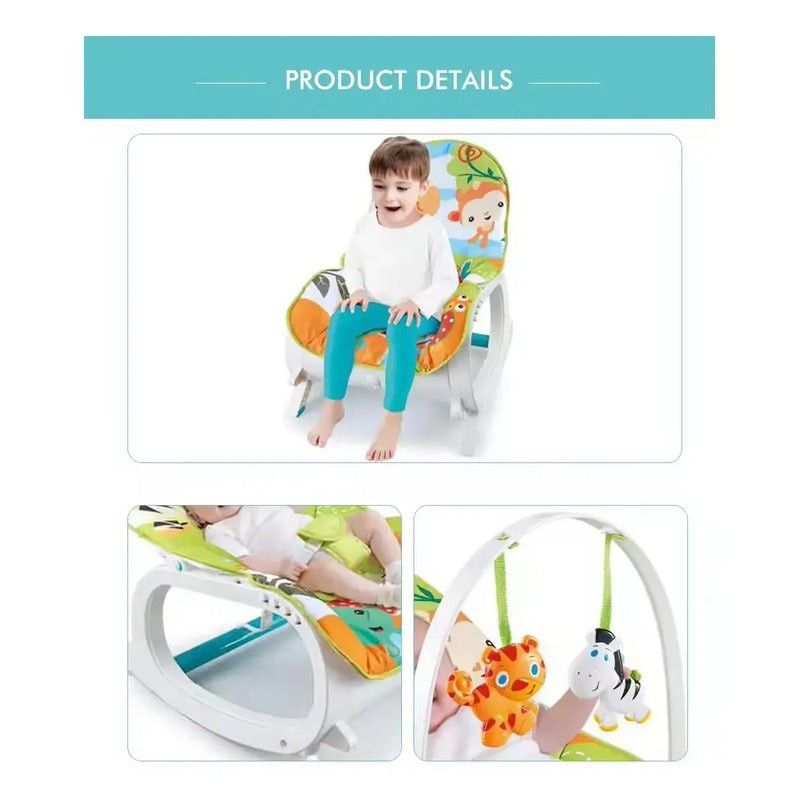 Silla Mecedora Vibradora Crece Conmigo Bebe Ibaby Rocker