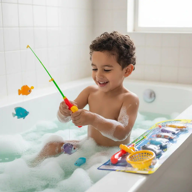 Juguete Set De Pesca Magnético Px1596 Colores