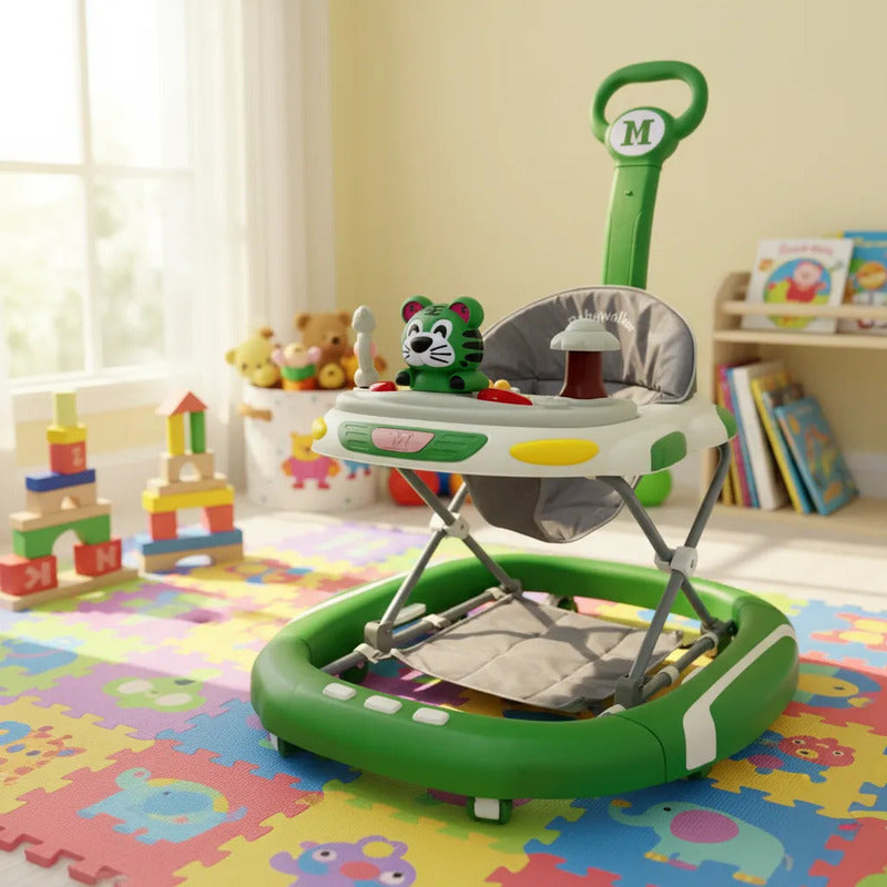 Caminador Mecedora  Musical Bebe Tapete Saltarin Tigre 341b