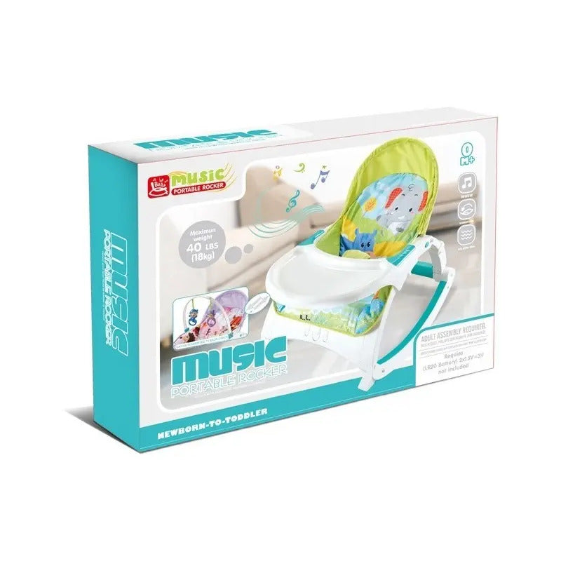 Silla Mecedora Vibradora Crece Conmigo Bebe Con Bandeja
