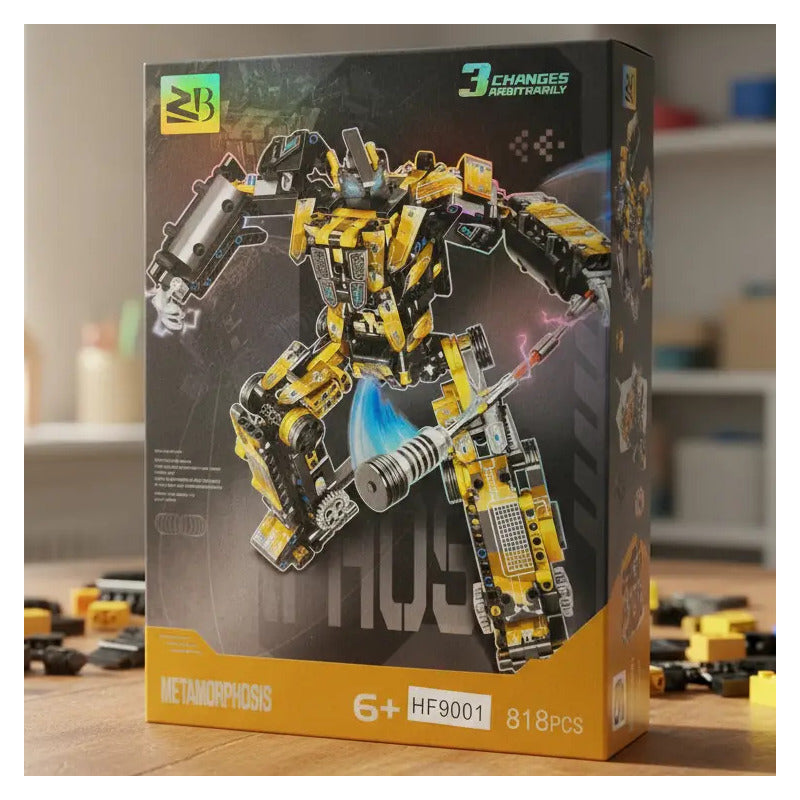 Bloques Fichas Armatodo Armables Juguete Robot Hf9001 818 Transformers