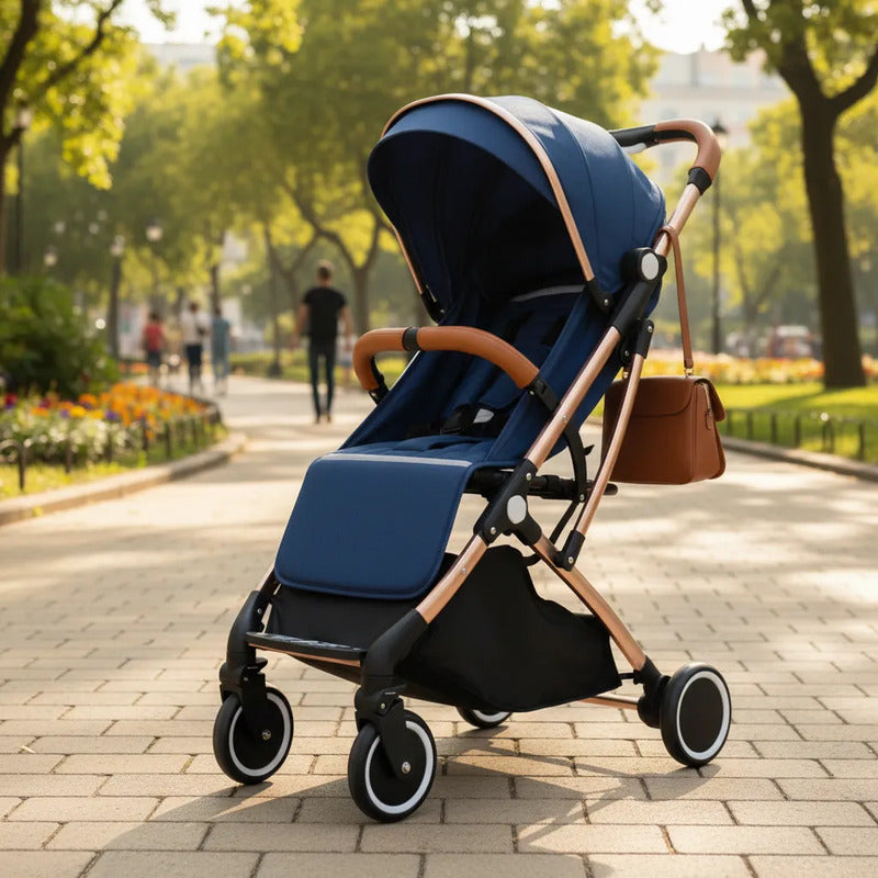 Coche Tipo Maleta Facil Plegable Para Bebe + Toldillo 8005