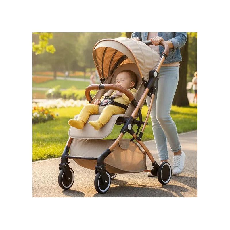 Coche Tipo Maleta Facil Plegable Para Bebe + Toldillo 8005